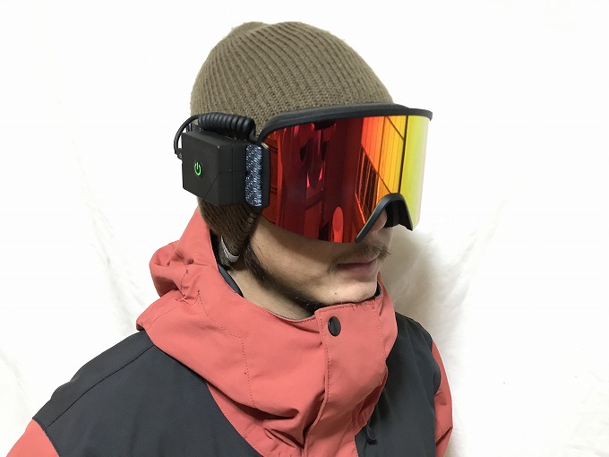 Sable「SA-PS060」スキー、スノボゴーグルをレビュー。電熱入りで7,000