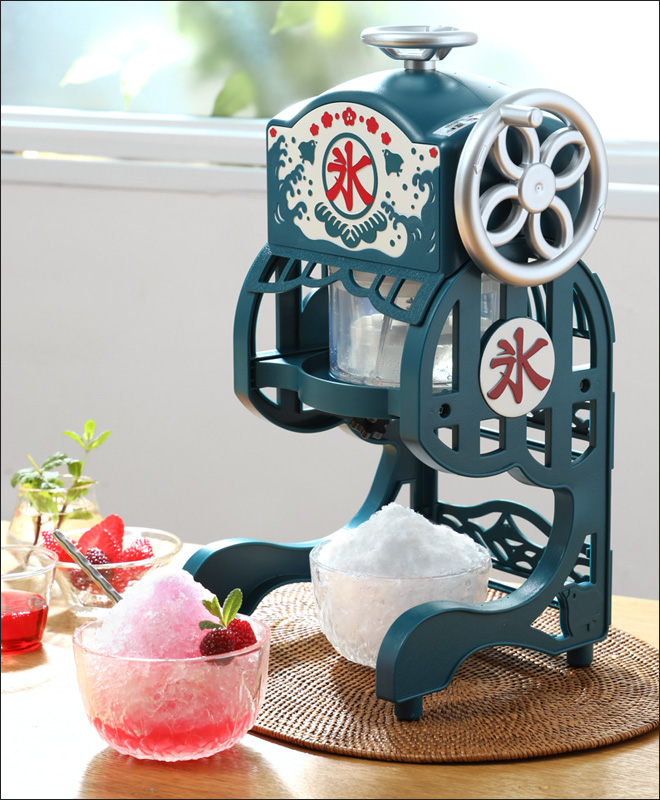 電動かき氷機 かき氷器 電動本格ふわふわ氷かき器 DCSP-20 粗さ調節