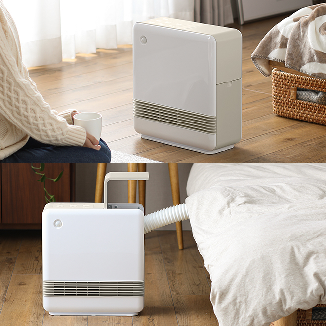 ファンヒーター 布団乾燥機 ふとん乾燥機能付 セラミックヒーター