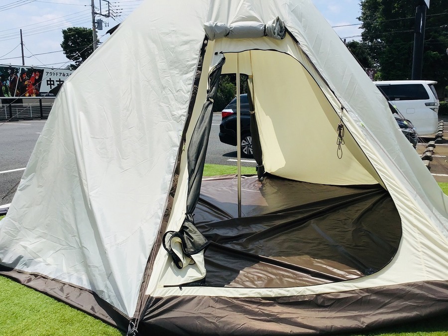 話題の新鋭ブランドUJack(ユージャック)のワンポールテント「デザート