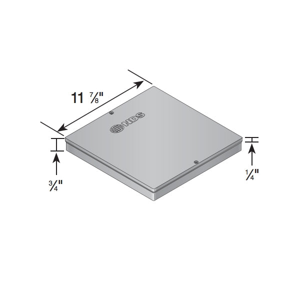 NDS 1220 12 in Square Sump Cover | Sprinkler Supply Store