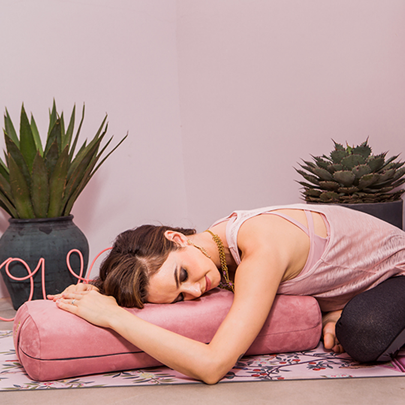 Yoga Bolster-Pink ヨガ ボルスター ピンク | シュガーマット sugarmat
