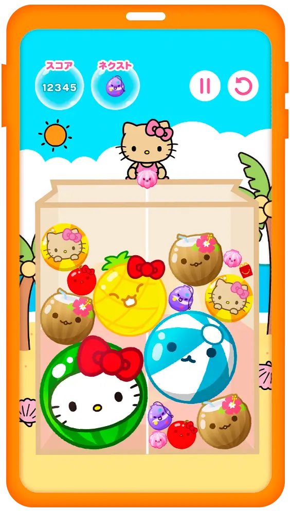 スイカゲーム®がハローキティに変身！？マクドナルド ハッピーセット