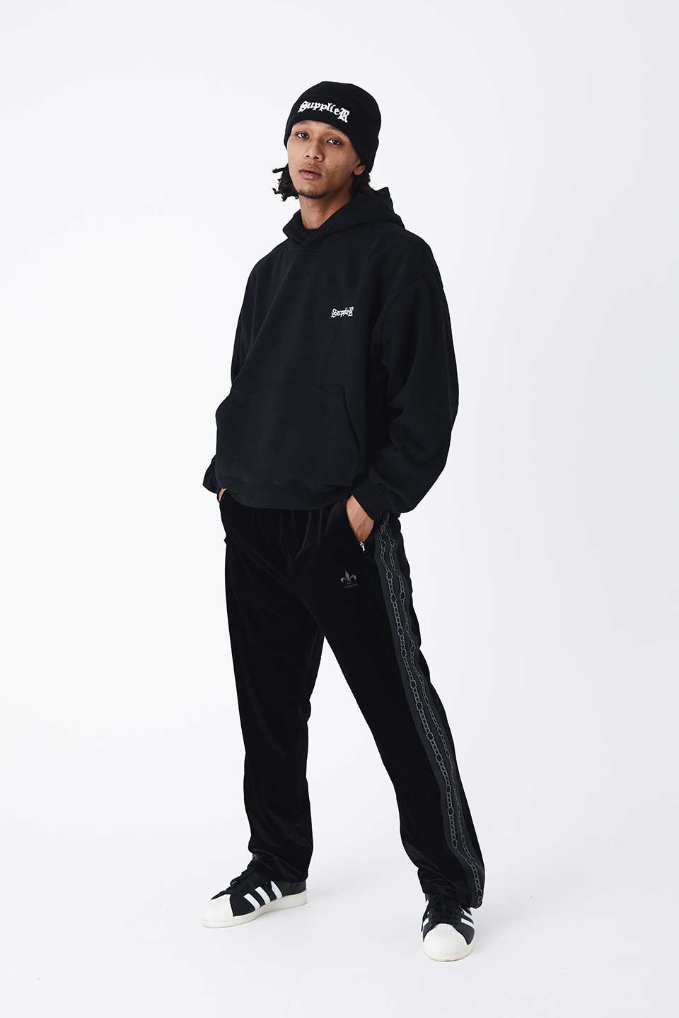 Boxy Fit Cross Logo Hoodie｜SUPPLIER｜フーディー