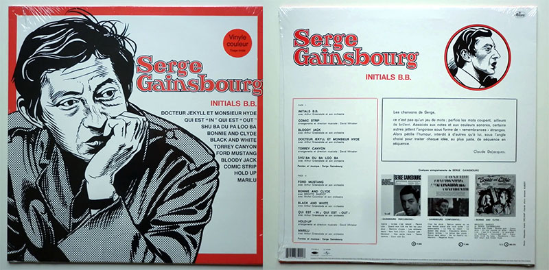 Serge Gainsbourg - rare records, LPs, CDs, singles & EPs