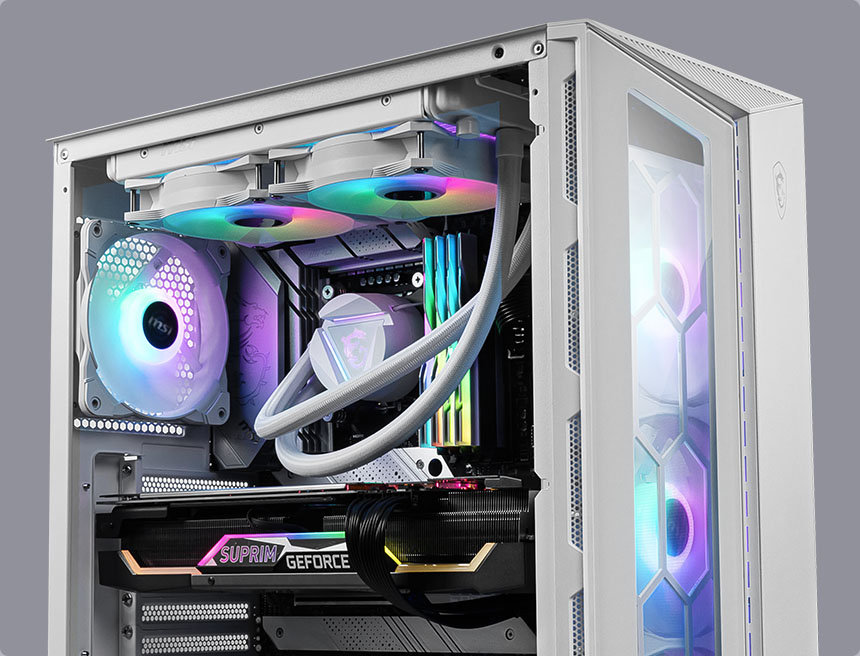 MPG GUNGNIR 110R WHITE | Gaming Case | THE NEW FORM