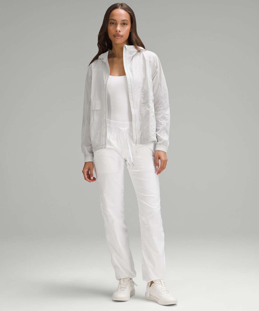 Lululemon Hood Lite Jacket - Light Vapor - lulu fanatics