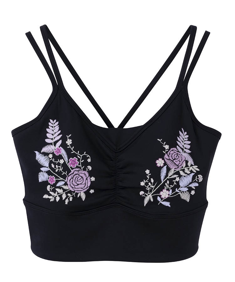 SUKALA】フラワーブーケブラトップ(Sサイズ ブラック・オフホワイト