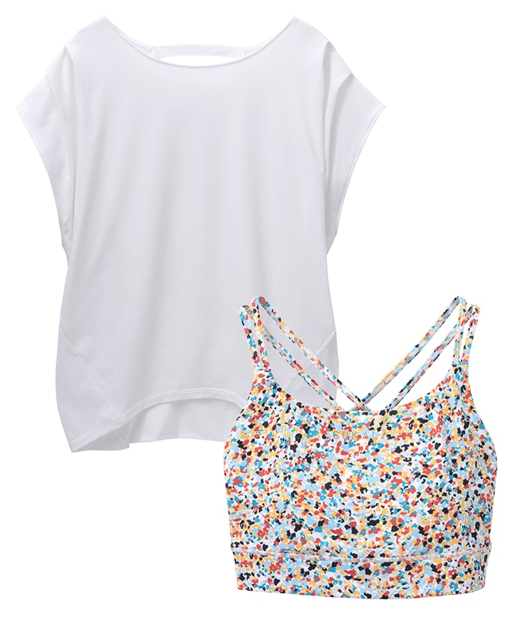 SUKALA】スポットペイントセパレートトップス(XS・Sサイズ マルチ