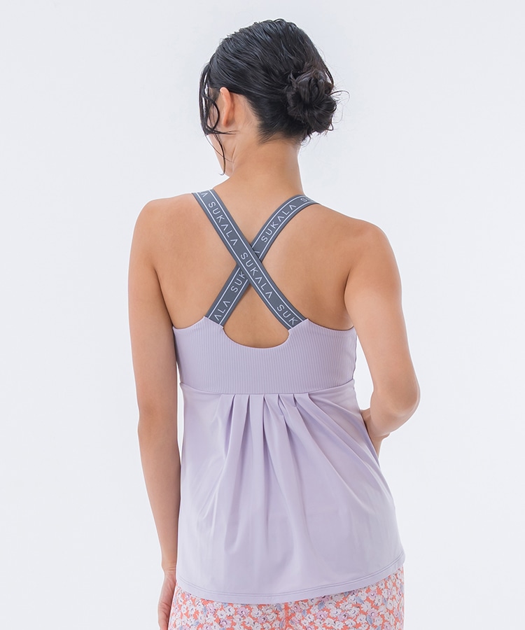 SUKALA】ベーシックバックフレアタンクトップ(S・M・L・LLサイズ