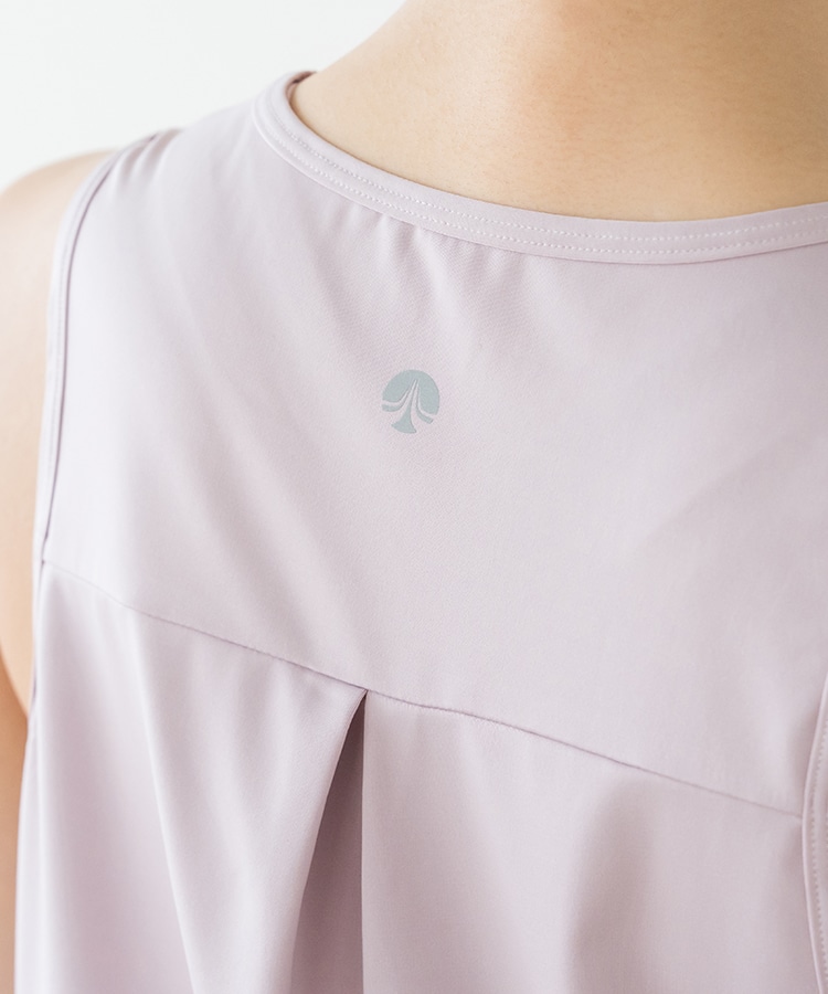 SUKALA】プリーツタンクトップ(S・Mサイズ オフホワイト・ライラック