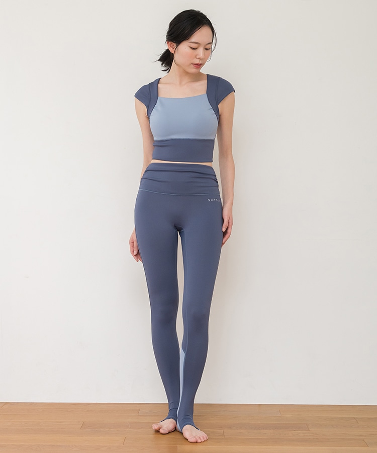 SUKALA】コンビカラートレンカ(XS・S・M・Lサイズ スモークブルー
