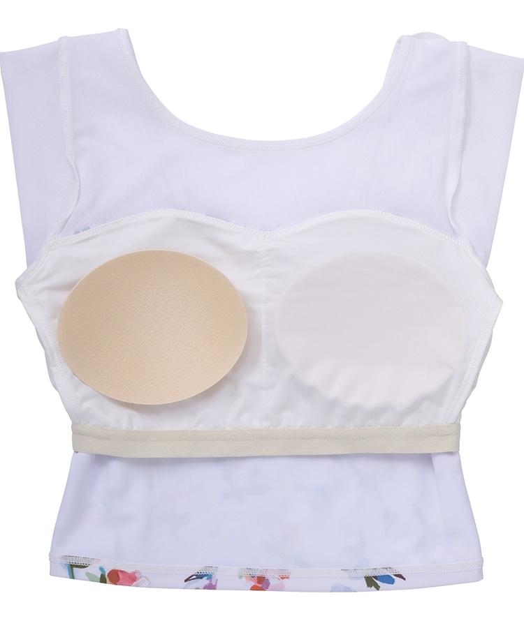 SUKALA】ローズプリントグレースショートトップス(S・M・Lサイズ