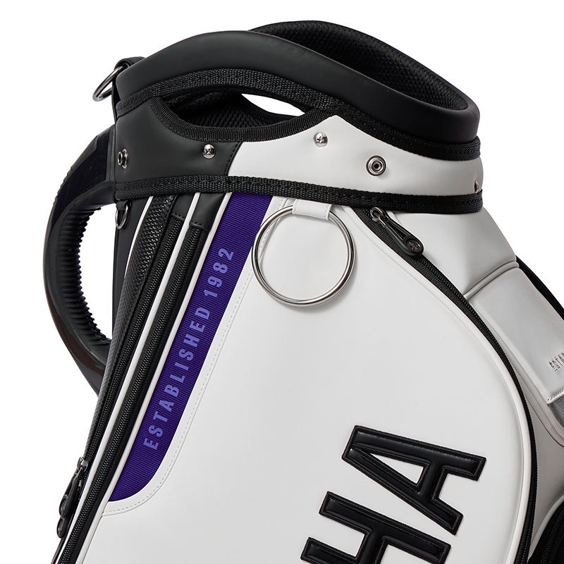 プロレプリカモデルキャディバッグ ホワイト×ブラック | ヤマハ ゴルフ