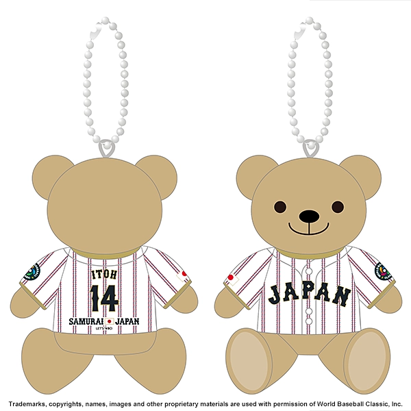 2026 WORLD BASEBALL CLASSIC 選手ユニフォームベアキーチェーン