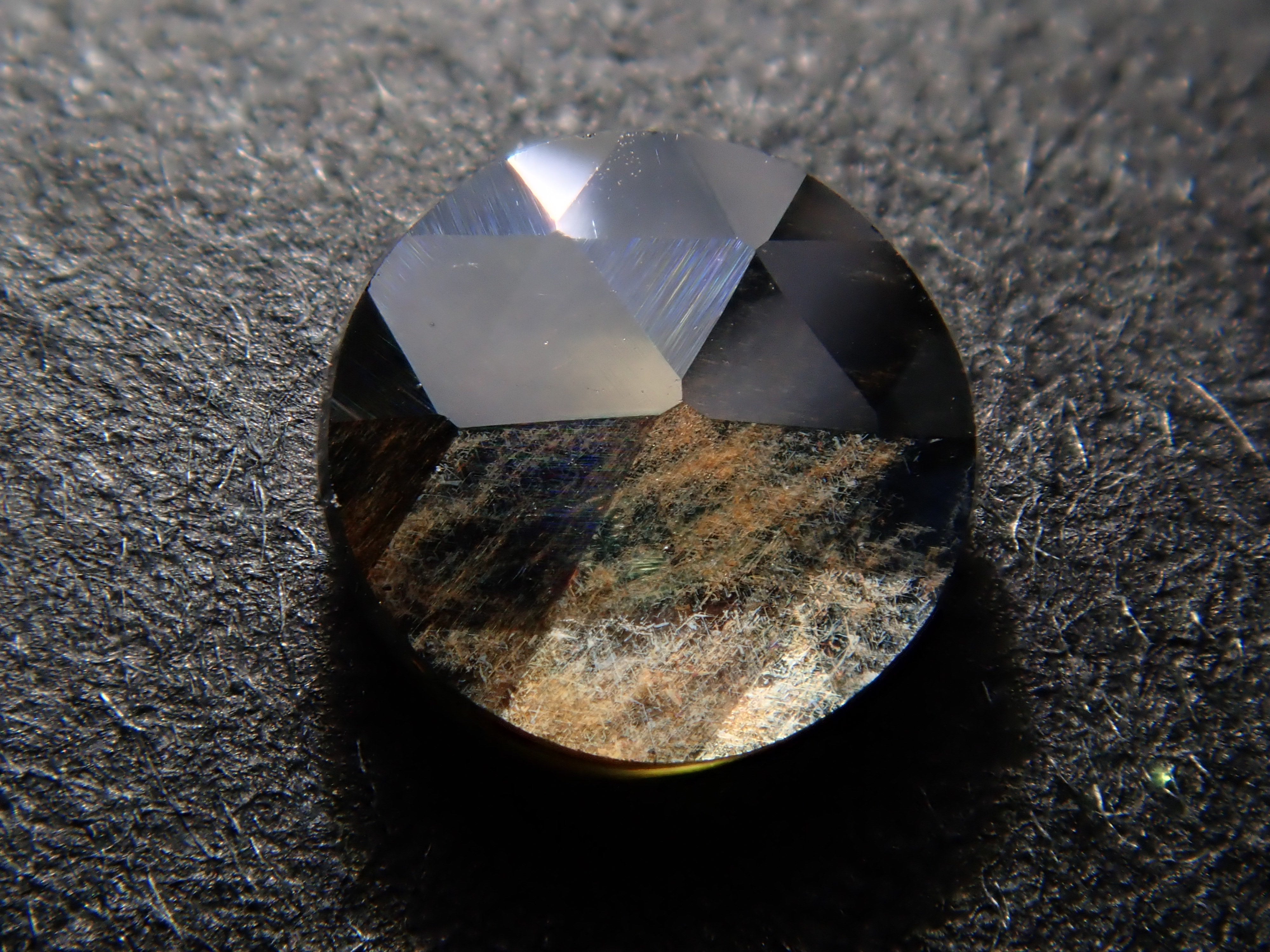 Kenyan Gold Sheen Sapphire 4.0mm/0.321ct Loose Stone (Rose Cut)