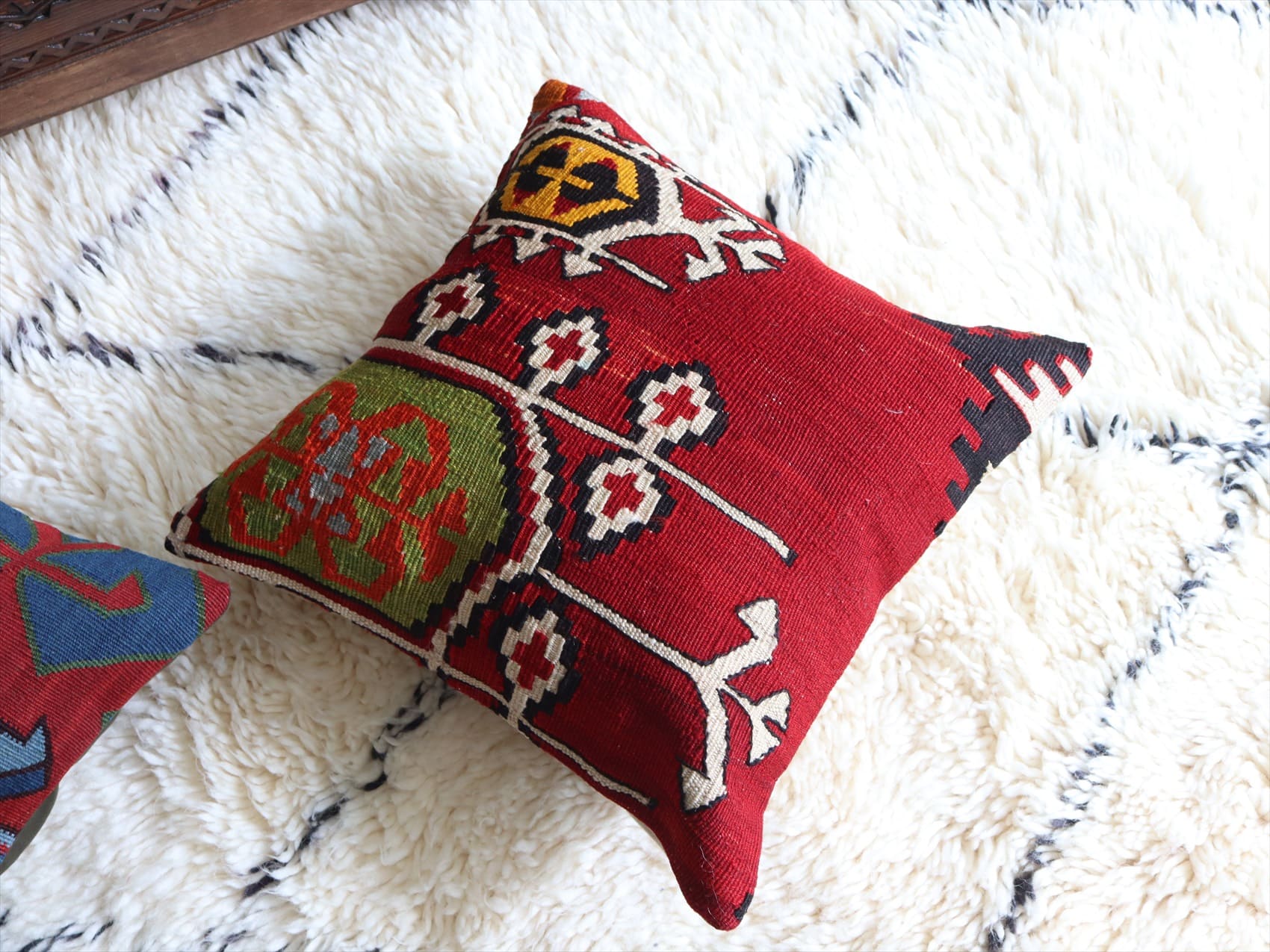 キリムスタイル / オールドキリム クッションカバー 40cmサイズ Old