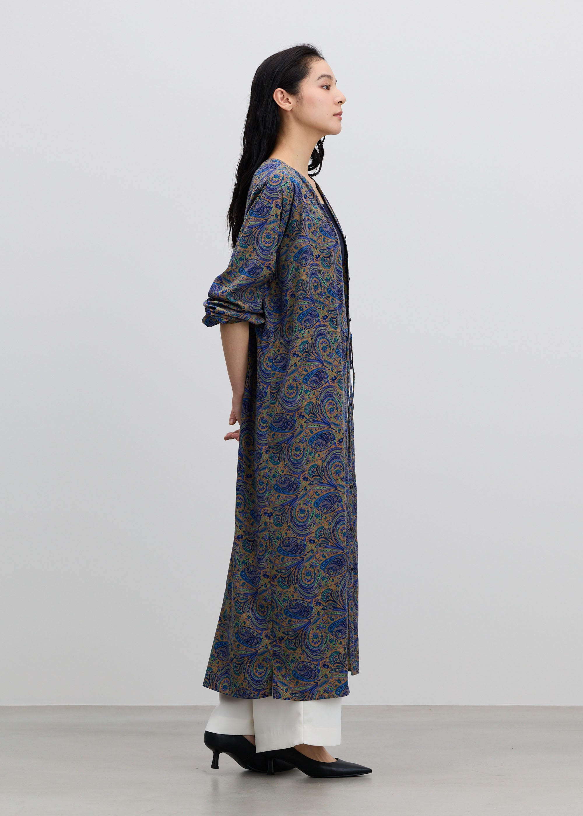 ペイズリー柄ワンピース - SOÉJU online store｜上質な大人の女性の