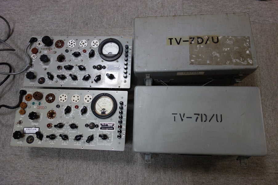 真空管試験機TV-7 D/Uの調整 | 60歳から自作真空管アンプ