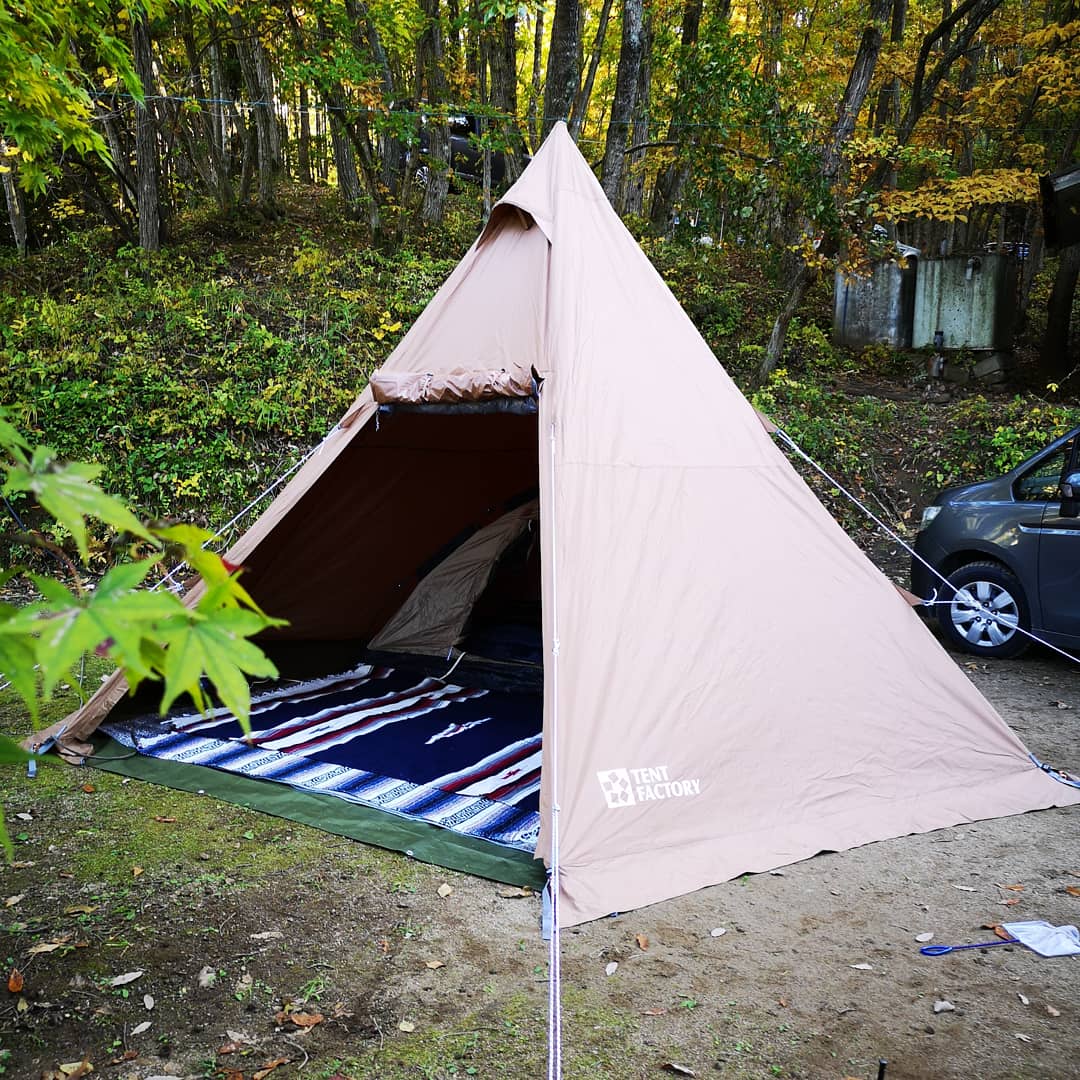 テントファクトリー】TCワンポールテントのレビュー＆レイアウト
