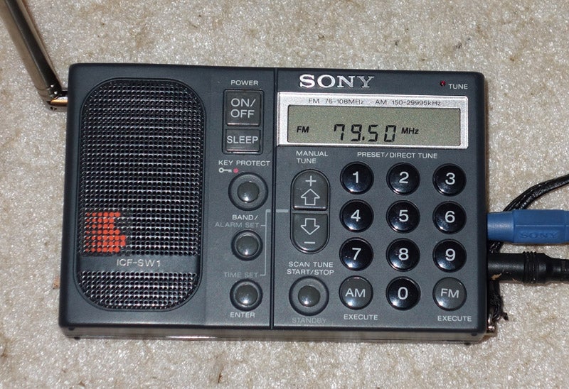 ICF-SW1 ソニーの小型ラジオ | じんけいの修理日記