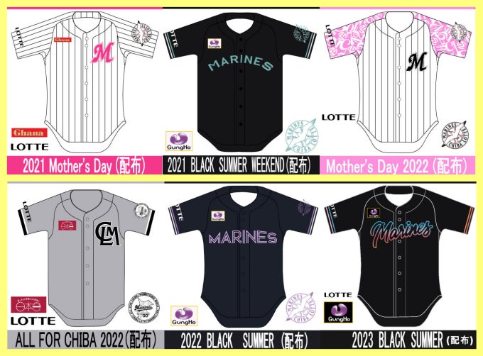 千葉ロッテマリーンズ・ロッテオリオンズ歴代ユニフォーム | 気ままな
