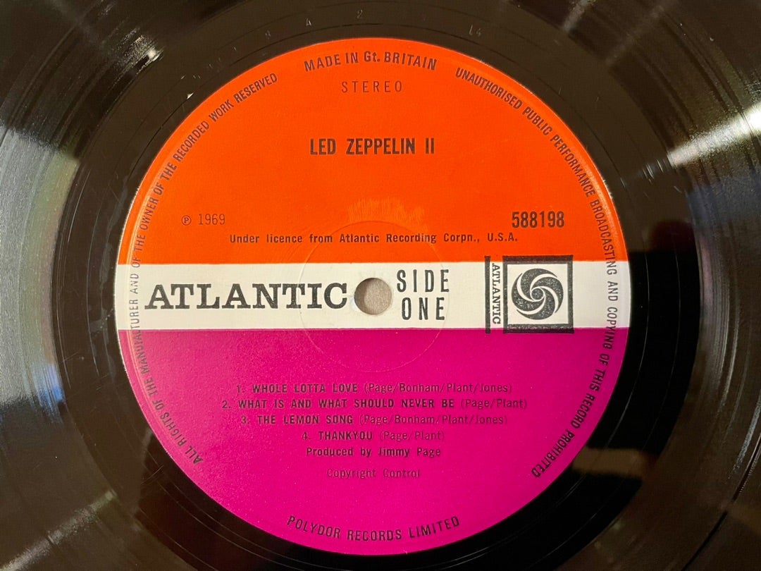 led zeppelin Ⅱ UK オリジナル盤 | オーディオコアのコアなブログ