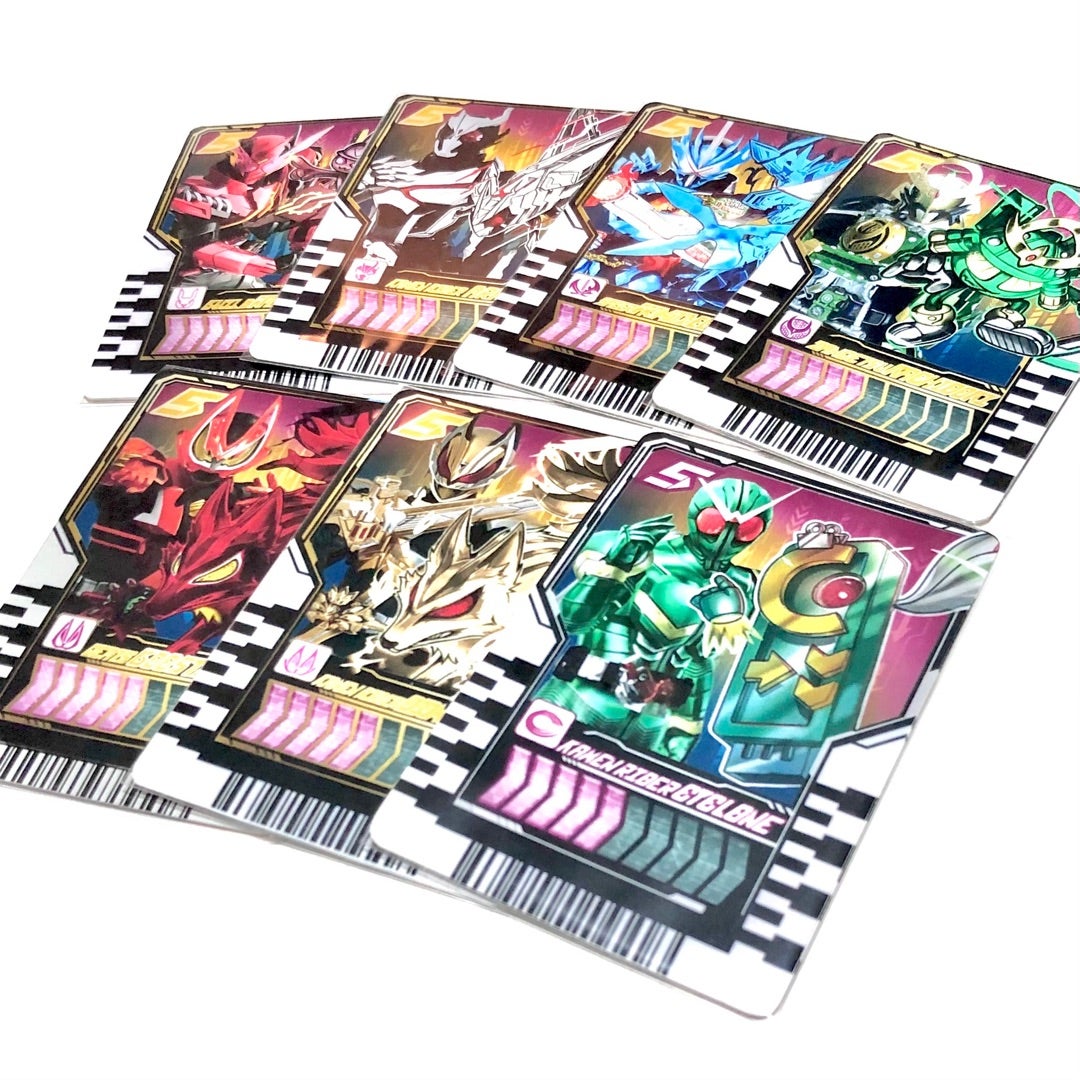 ライドケミートレカ LカードSPセット02！強化形態や外伝などのライダー