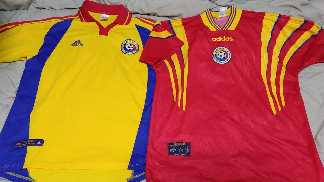 ルーマニア代表90年代ユニフォーム | オッサンゴレイロ・シゲオのブログ