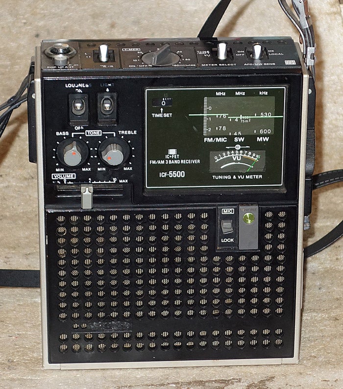 久しぶりのICF-5500 | じんけいの修理日記