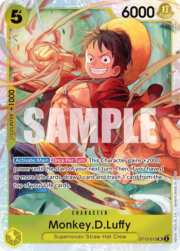 ST13-015 Monkey.D.Luffy One Piece Card Game Card | One Piece Card Game