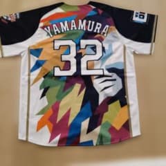 埼玉西武ライオンズ 若林楽人 ビジター ユニフォーム M サード プロ