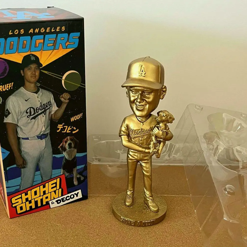 2026年最新】大谷翔平 デコピン ボブルヘッド ゴールドの人気アイテム