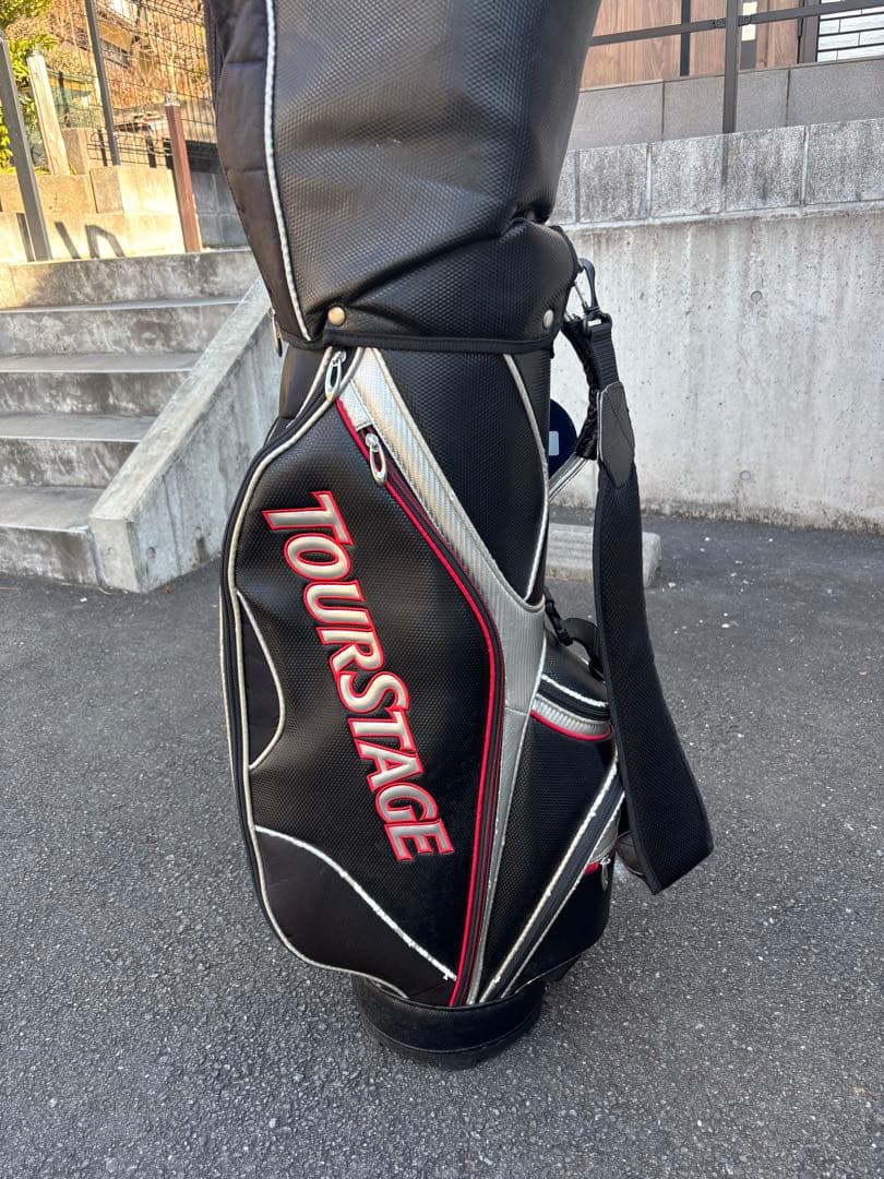⭐︎週末大セール⭐︎TOURSTAGE キャディバッグ ブリヂストン TOURSTAGE ツアーステージ キャディバッグ 9インチ