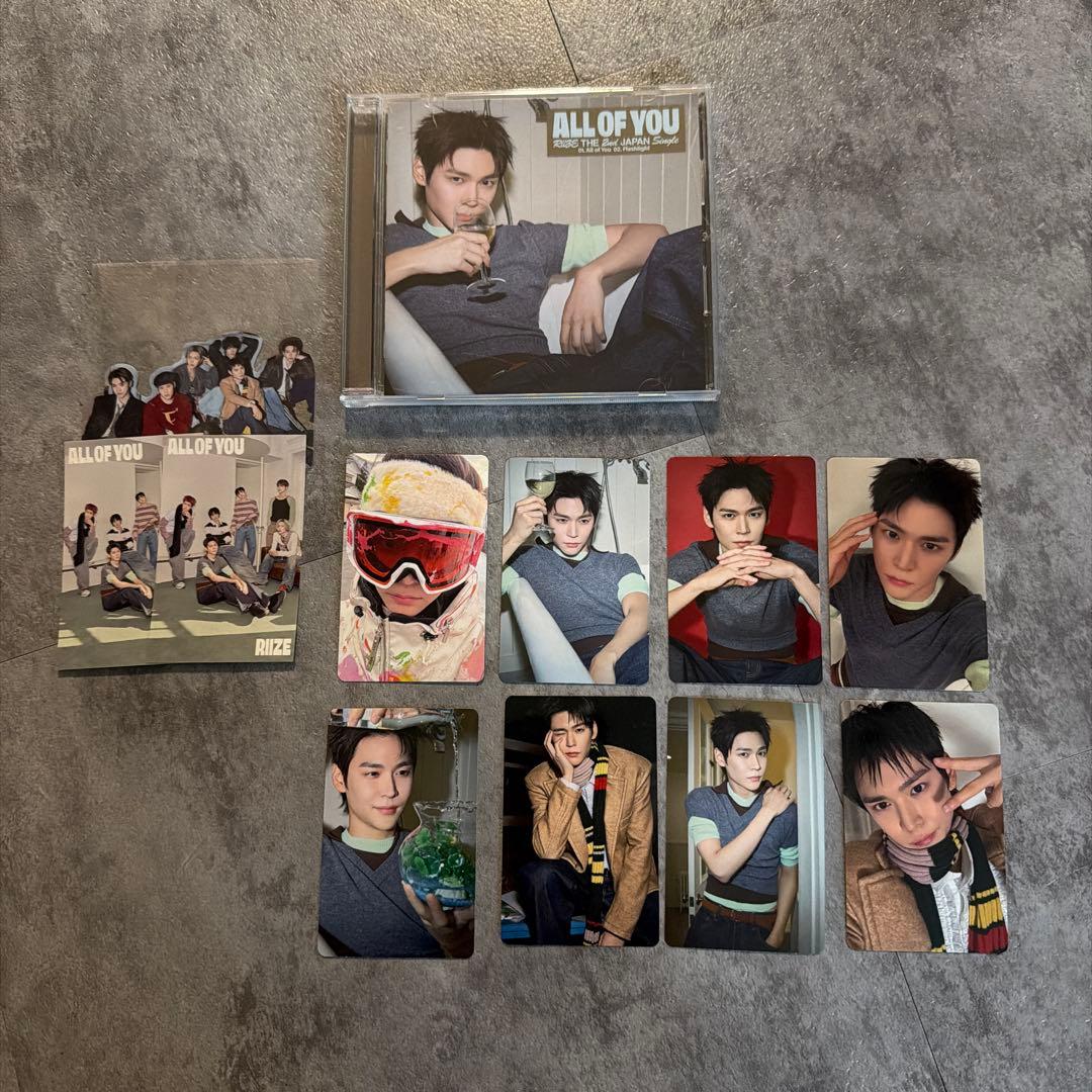 RIIZE All of you ウンソク トレカ タワレコ ラキドロ - メルカリ