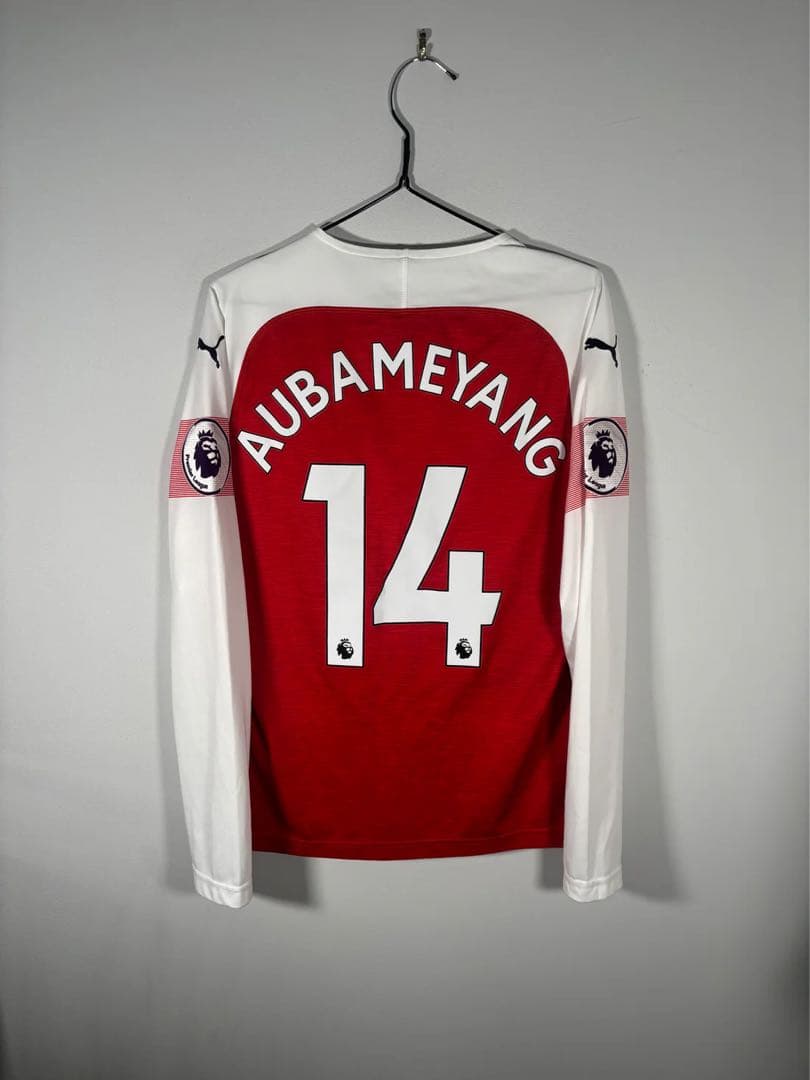 【正規品】アーセナル　18/19 オーバメヤン　14 PUMA（プーマ） アーセナル 18-19 ホーム 半袖レプリカユニフォーム 14