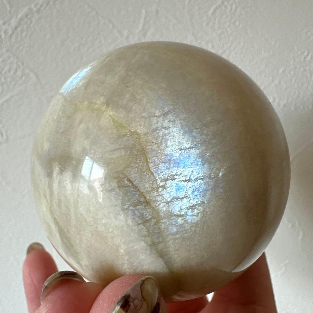 超綺麗✴︎大玉ムーンストーン⭐︎スフィア/約7㎝