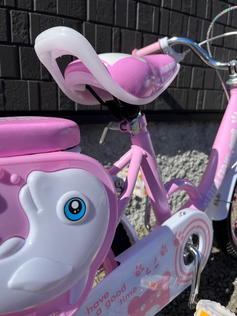 自転車 16インチ 組み立て 難あり ピンク 札幌取引でお値引き - メルカリ