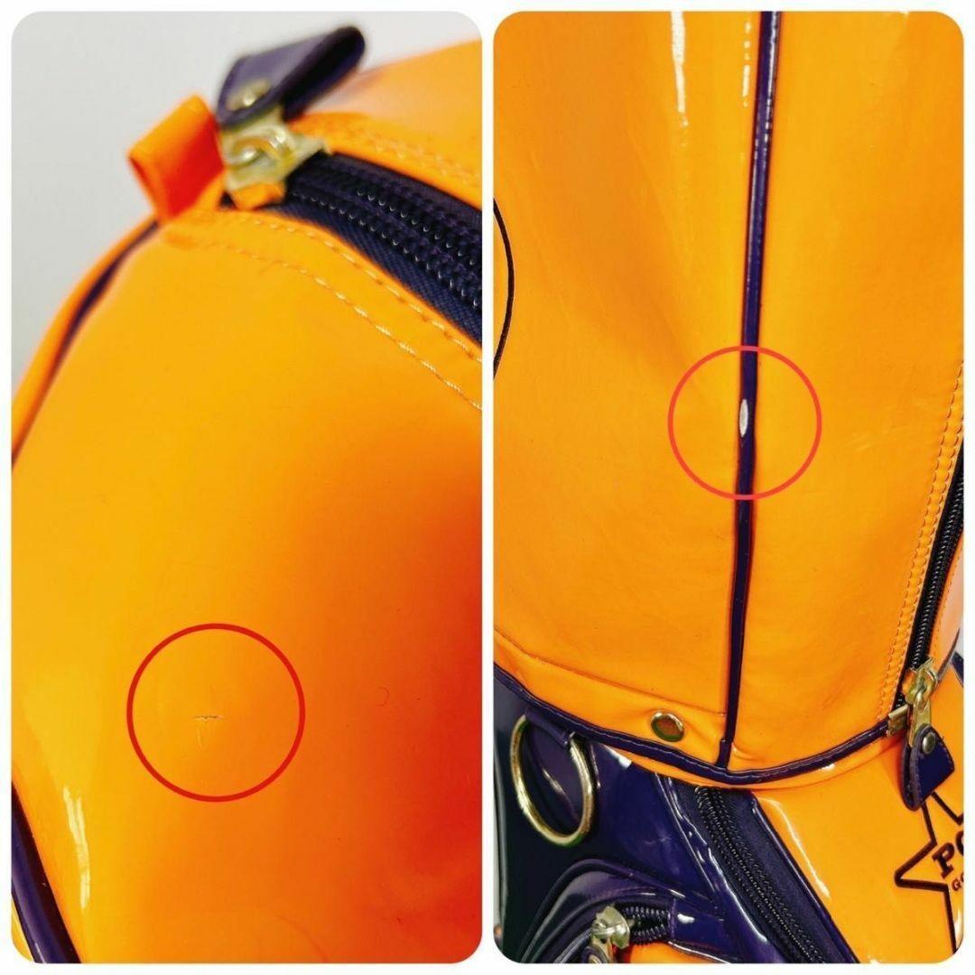 状態良好】パーリーゲイツ キャディバッグ エナメル 89スマイル ゴルフ