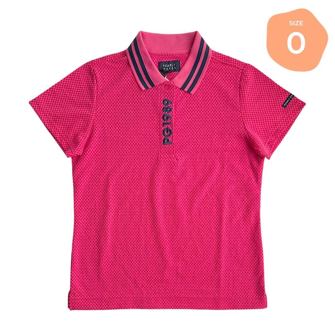 373 パーリーゲイツ 日本製 半袖ポロシャツ 遮熱 吸汗速乾 UV 0 S