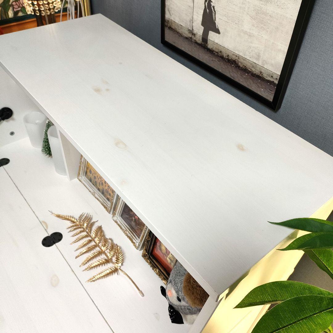 IKEA ヘムネス ライティングビューロー デスクアンティーク調 - メルカリ