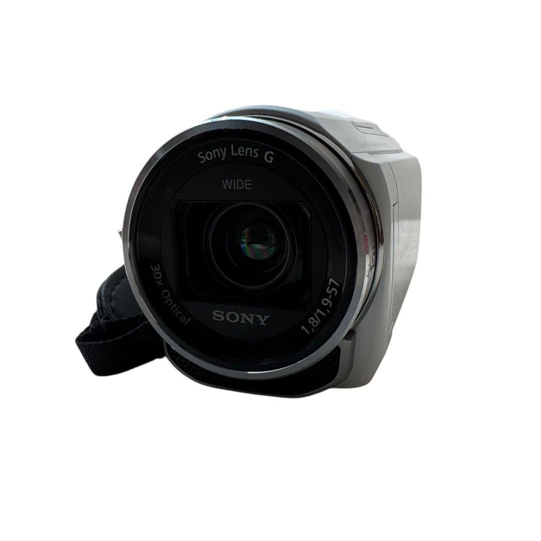 SONY HDR-CX535 ビデオカメラ　ホワイト　ジャンク品 SONY HDR-CX535 W HandyCam White Video Camera Internal Memory 32GB