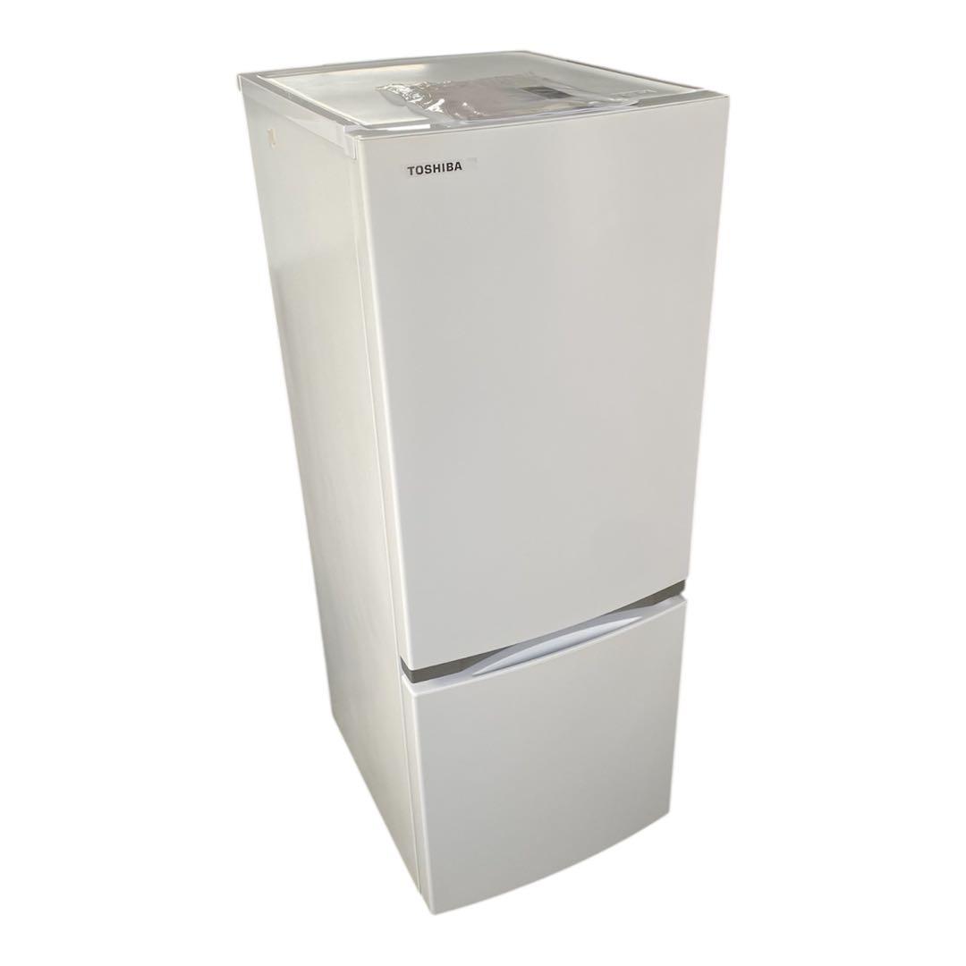 東芝 ノンフロン冷凍冷蔵庫 GR-S15BS(W) 2021年製 白 生活家電 冷蔵庫 BSシリーズ セミマットホワイト GR-S15BS-W [153L /2ドア /右