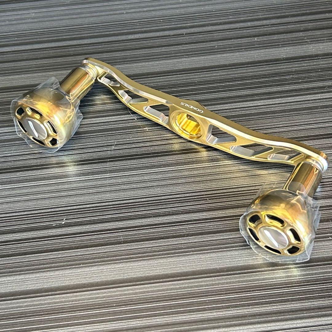 ゴメクサス/シマノ/7×4/120mm/ゴールド&シルバー チタンノブ - メルカリ