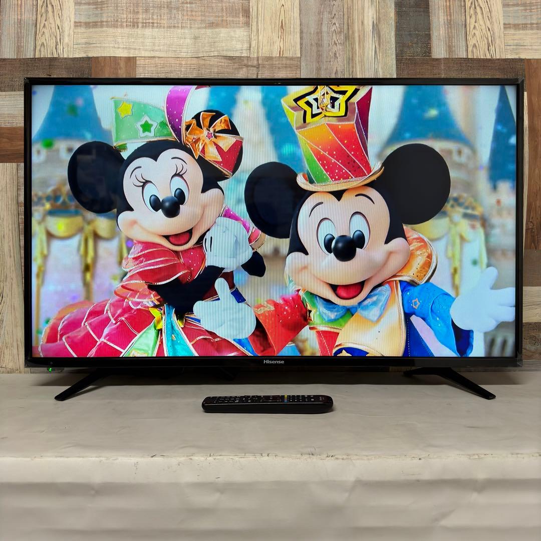 即日受渡❣️ハイセンス43型液晶テレビ外付けHDD裏番組録画対応20500円