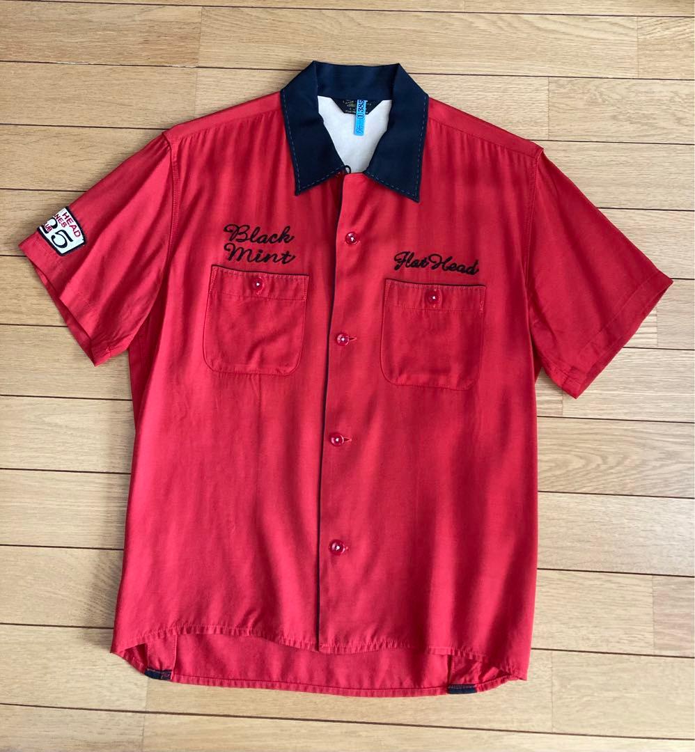 フラットヘッド ボーリングシャツ - メルカリ