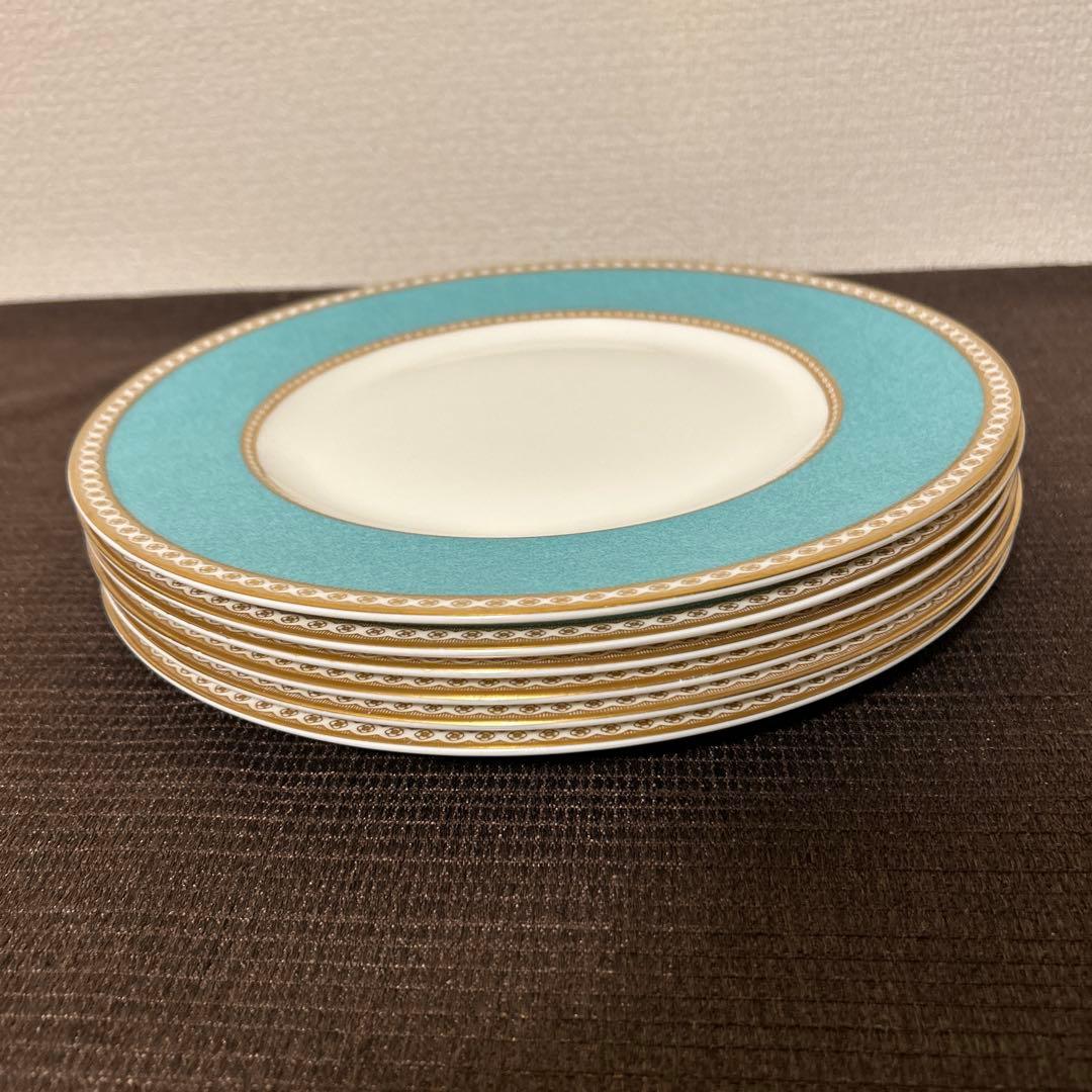ウェッジウッド　ユーランダー　パウダーターコイズ　ディナープレート　27.5cm