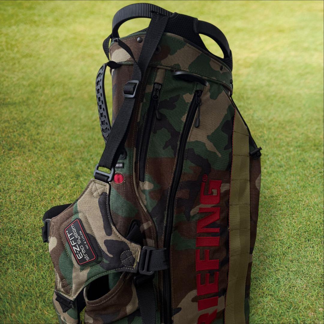 ブリーフィングゴルフ ビームス サンマウンテン キャディバッグ 迷彩