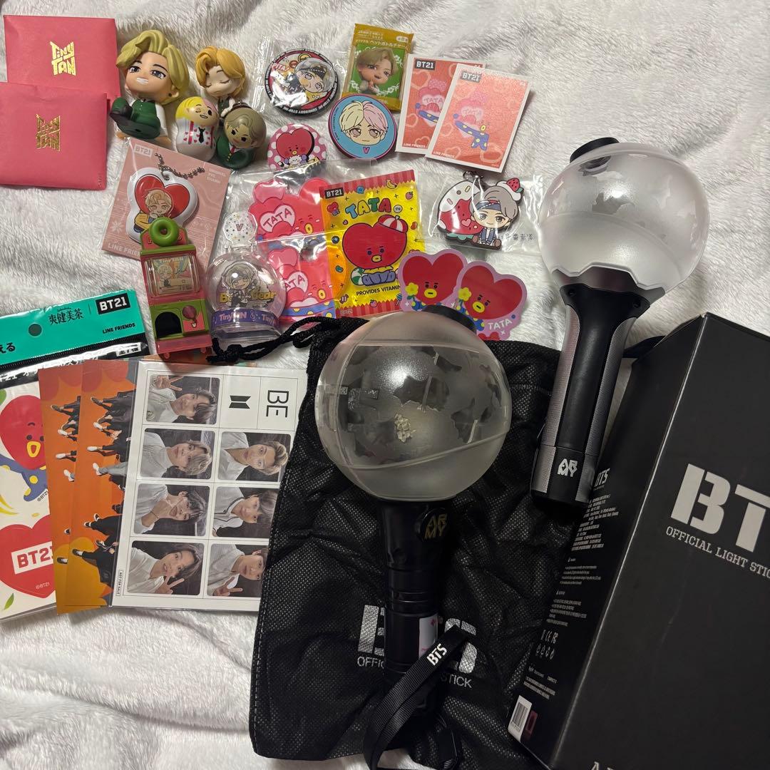 BTS 防弾少年団 ペンライト アミボム V テテ グッズ - メルカリ