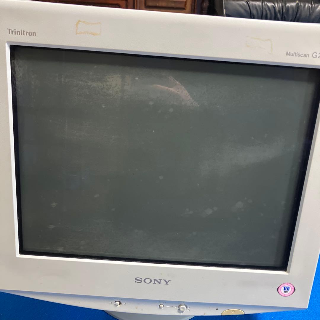 SONY ブラウン管 動作確認済 CPD-G220 17型 レトロ モニター - メルカリ